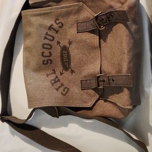 Girl Scouts Brown Sashel very good condition